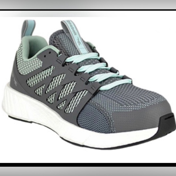 Reebok Women's Work Shoes, Gray/Mint size 7.5 - Picture 3 of 3